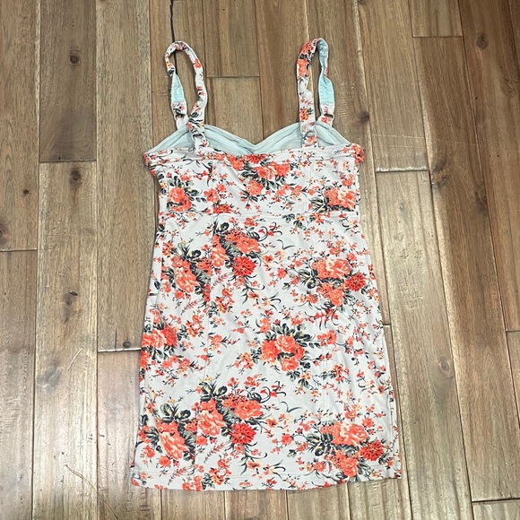 Free People Intimately Floral Printed French Terry Slip Dress Floral Size Medium - Picture 4 of 9
